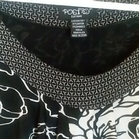 Poetry Black Floral Dress - Picture 5 of 5